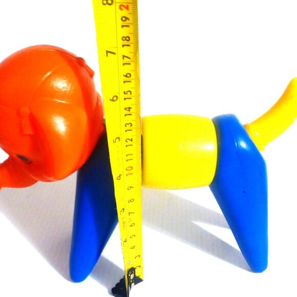 5 Vintage BUILDING Animals Plastic ELEPHANT Plastic DOG Pre-School Learning Toys - Picture 15 of 15